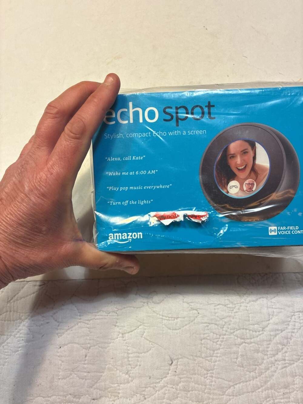 Amazon Echo Spot Smart Assistant Alarm Clock with Alexa Black